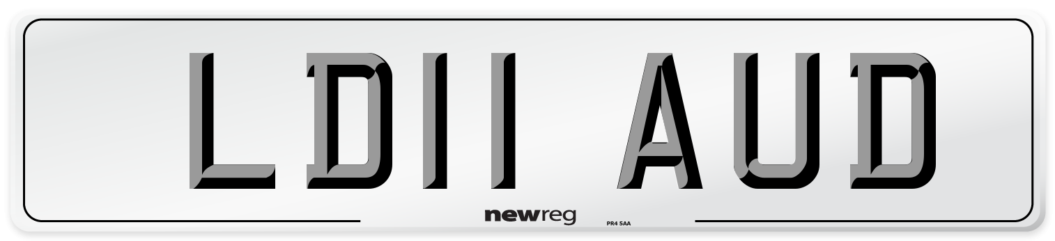 LD11 AUD Number Plate from New Reg